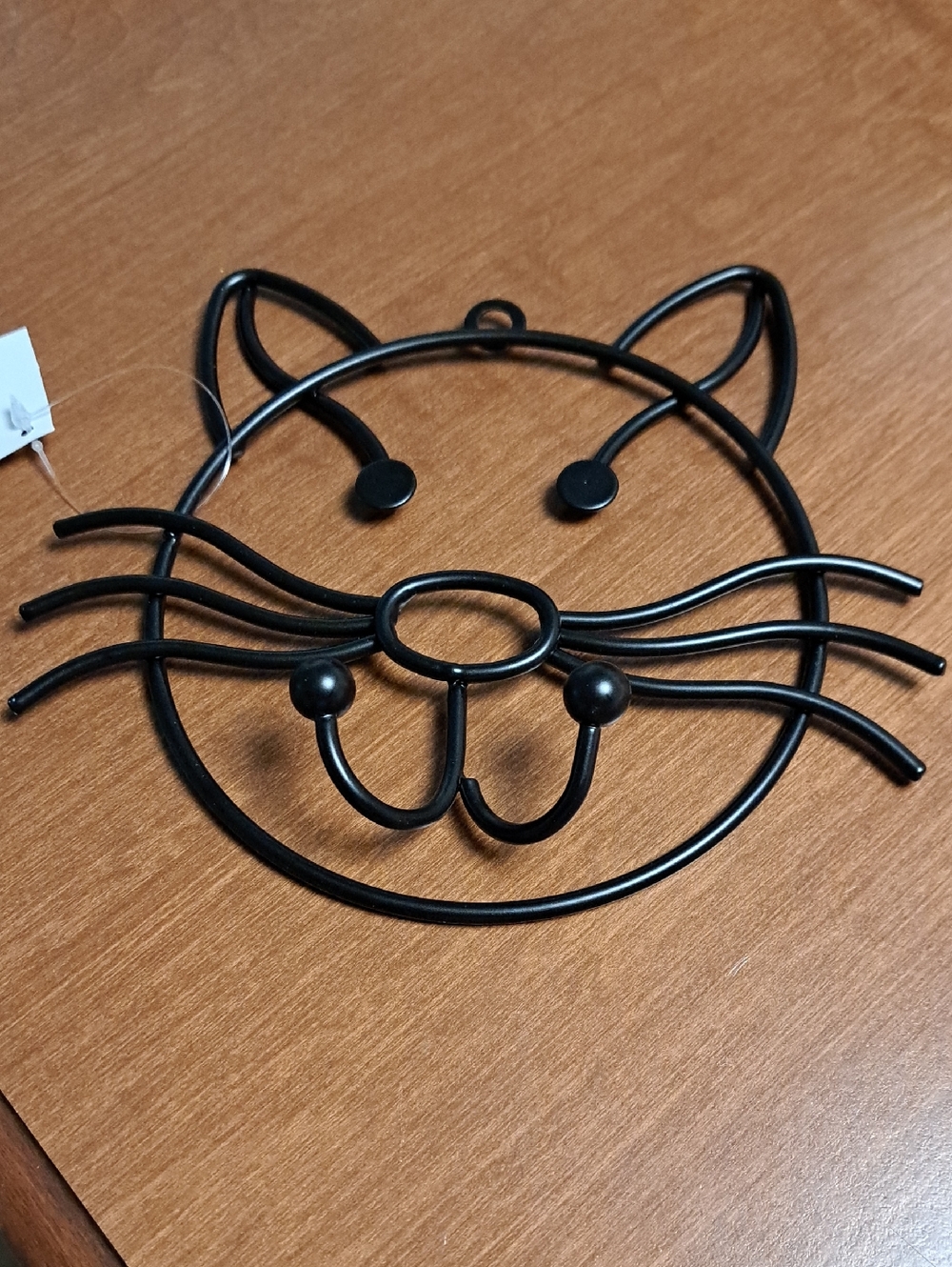 Hobby Lobby Black Wire Cat Face Wall Decor